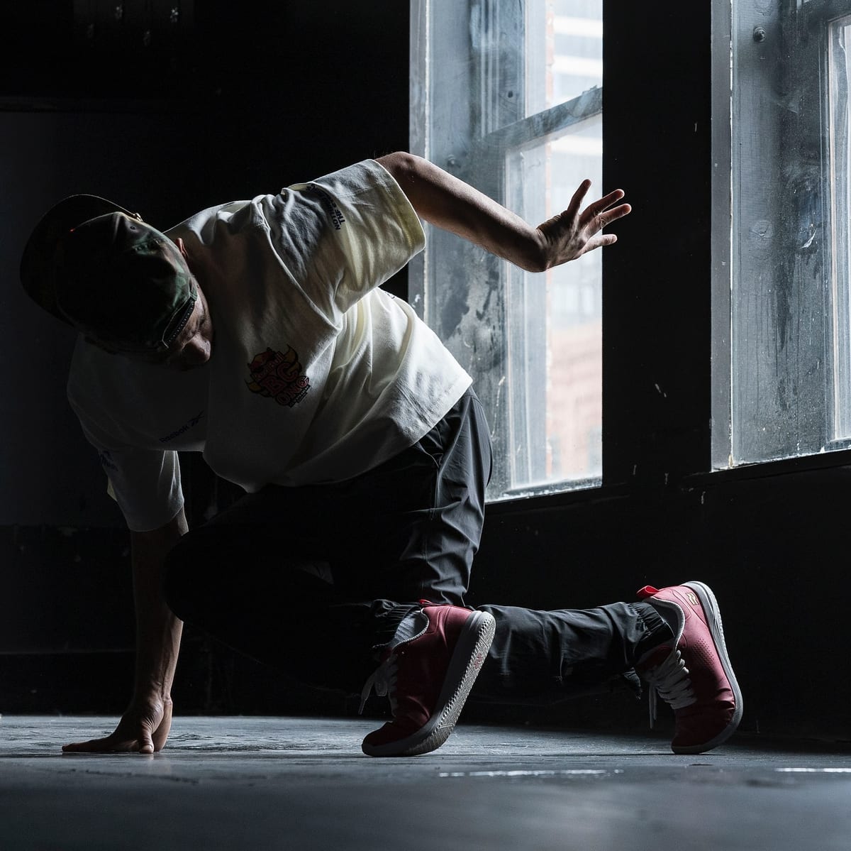 Bboy Wicket of the Renegade Rockers, instructor of the Danzversity Breakin' Series in Austin