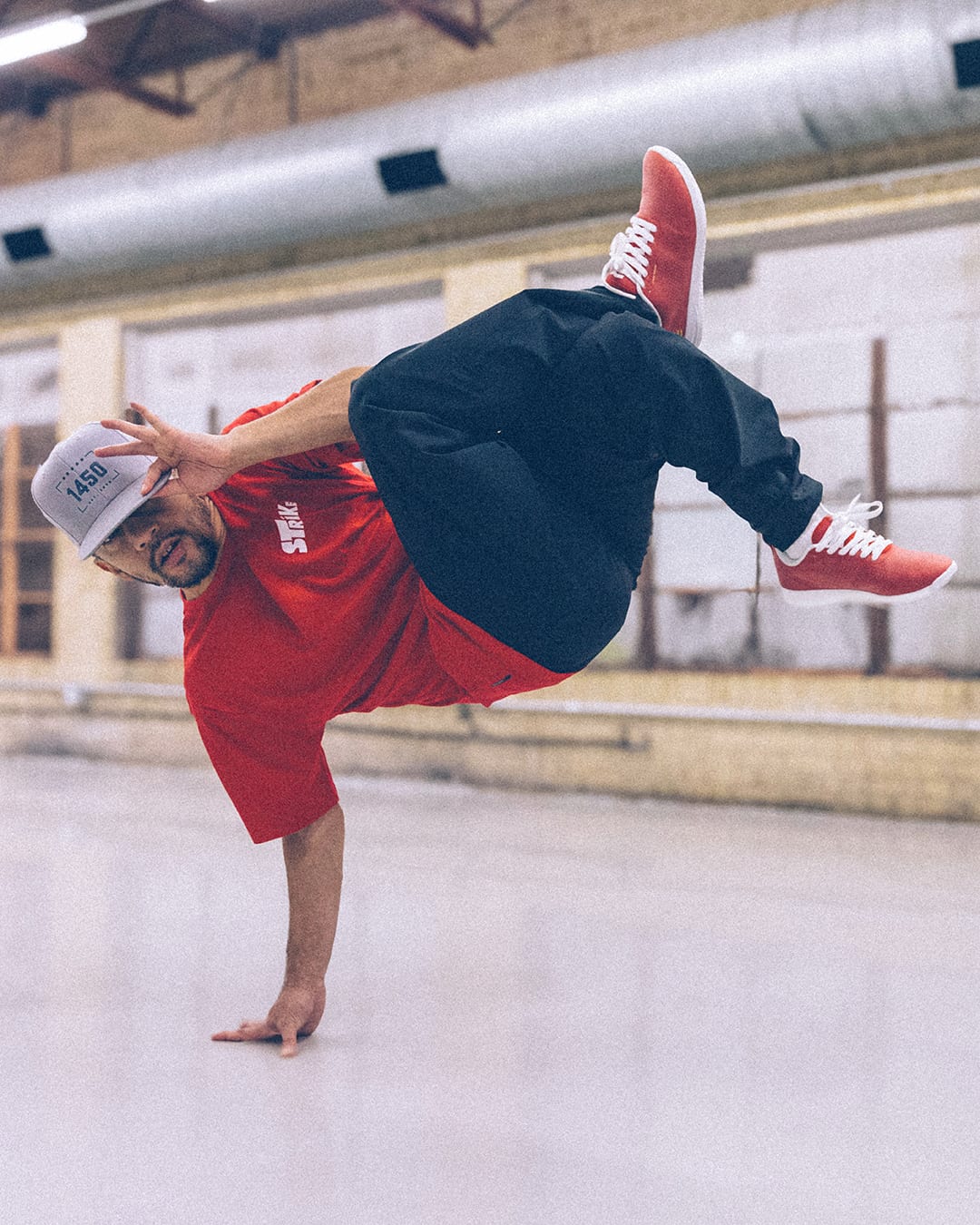 Bboy Wicket — Red Bull BC One judge — mid-freeze